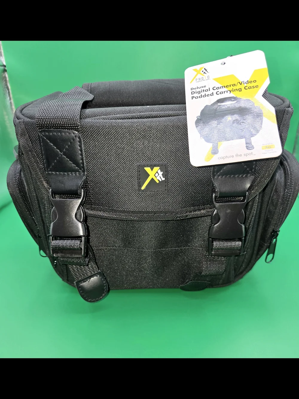 Deluxe Digital Camera/Video Padded Carrying Case - Medium NWT Xit. 2 Side Pocket